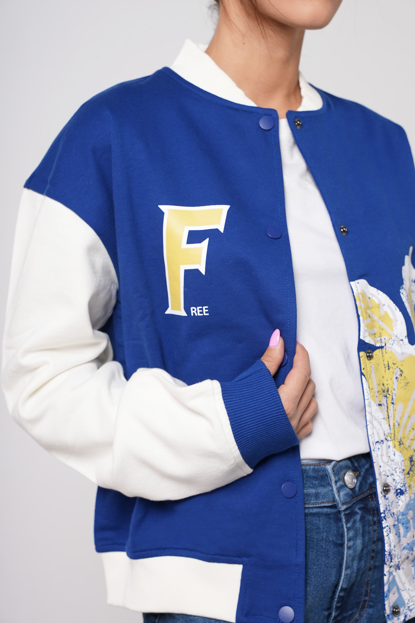 بامبرجکت دو رنگ چاپی