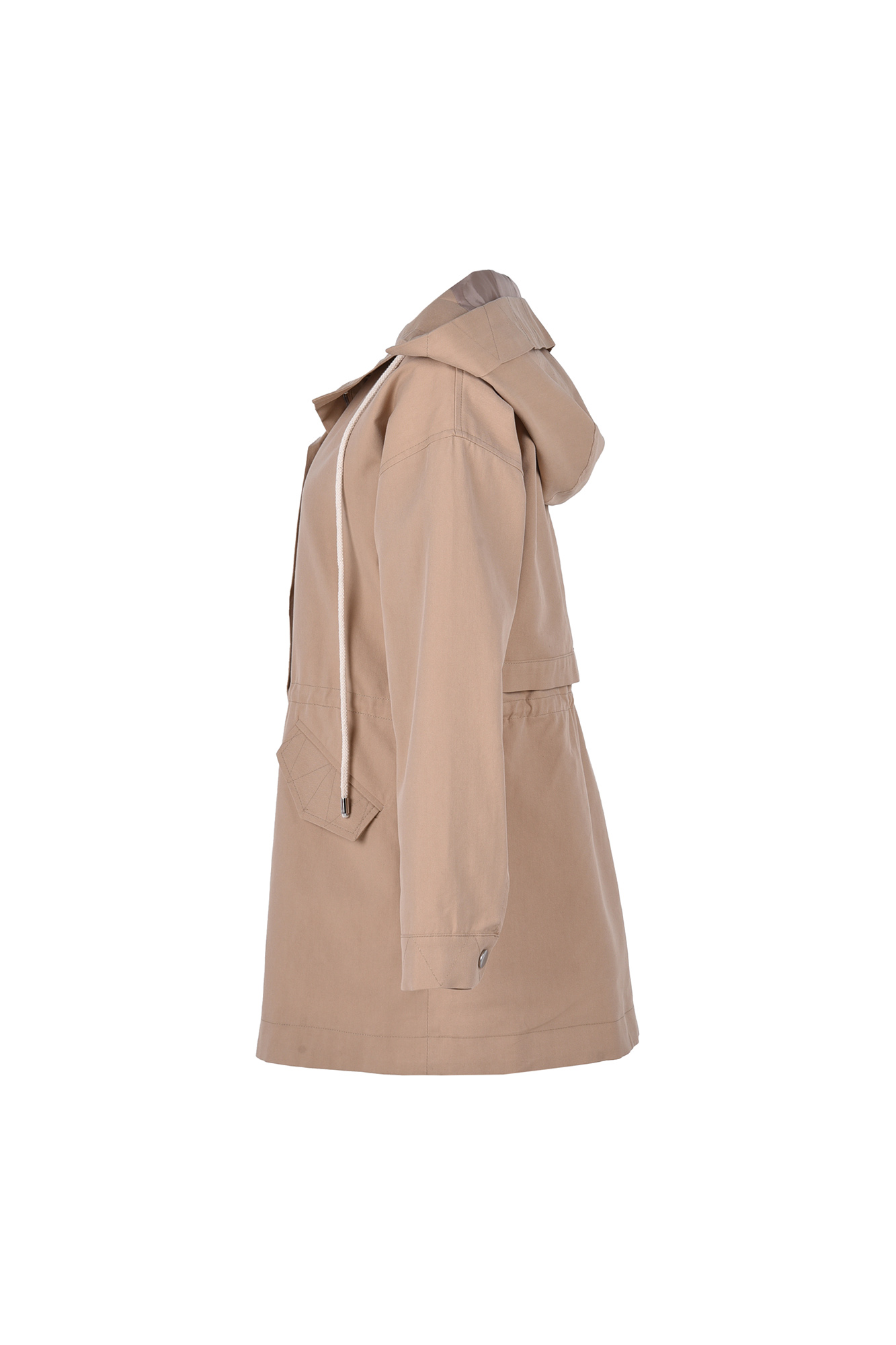 مانتو کتان آستردار