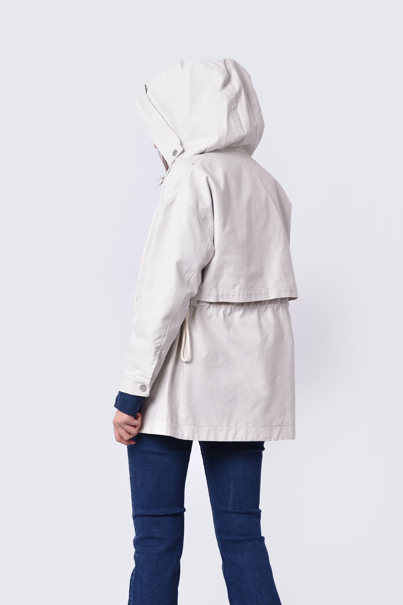 مانتو کتان آستردار