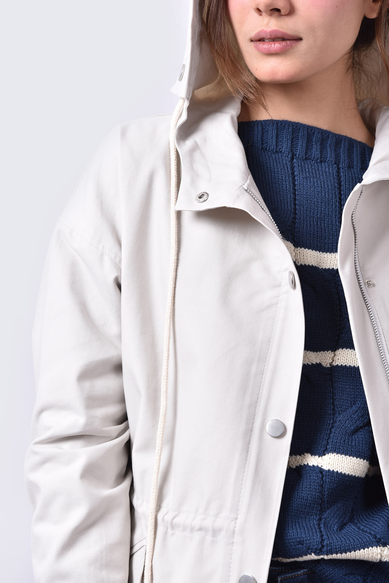 مانتو کتان آستردار