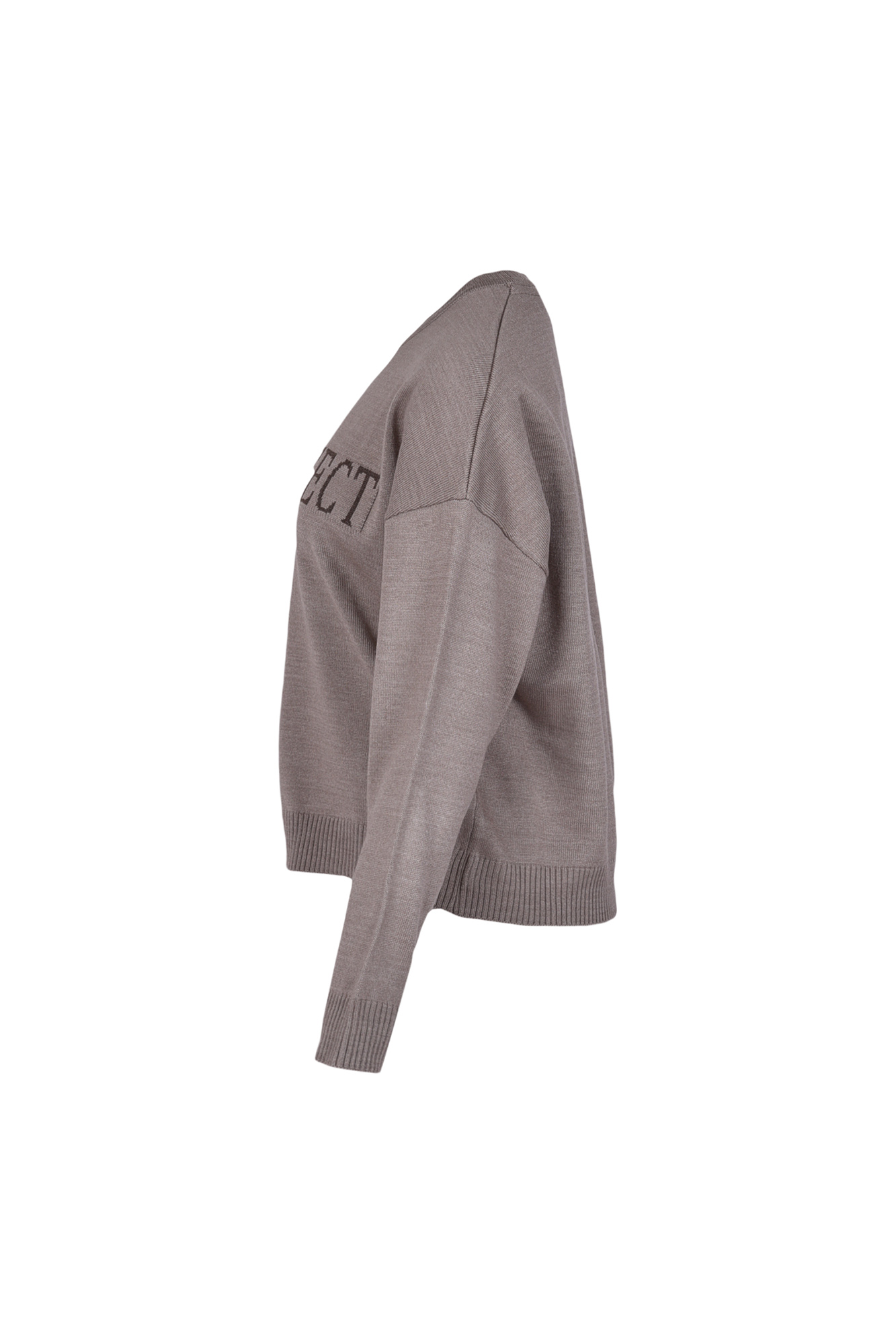 بافت یقه گرد طرحدار