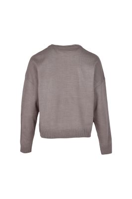 بافت یقه گرد طرحدار