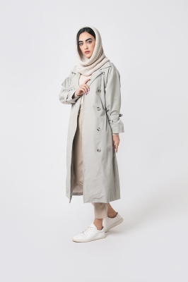 مانتو بارانی یوک دار