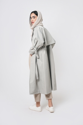 مانتو بارانی یوک دار