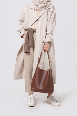 مانتو بارانی یوک دار