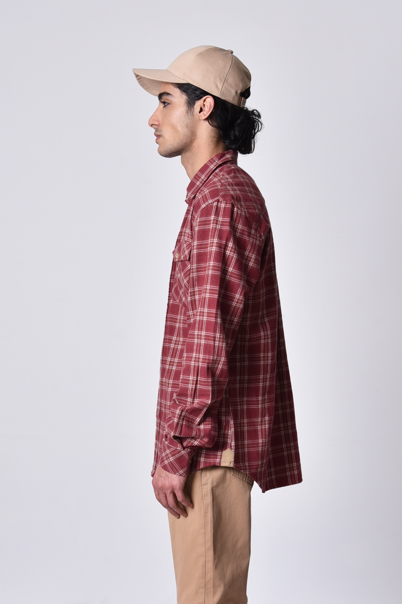 پیراهن پشمی چهارخانه