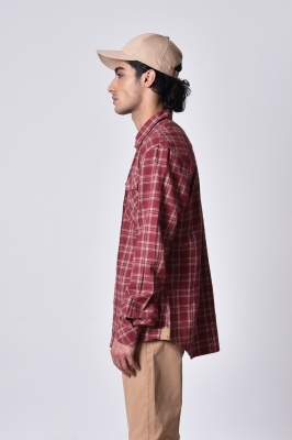 پیراهن پشمی چهارخانه