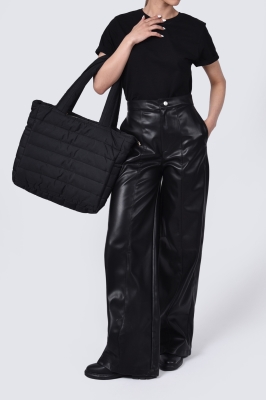 شلوار چرم واید