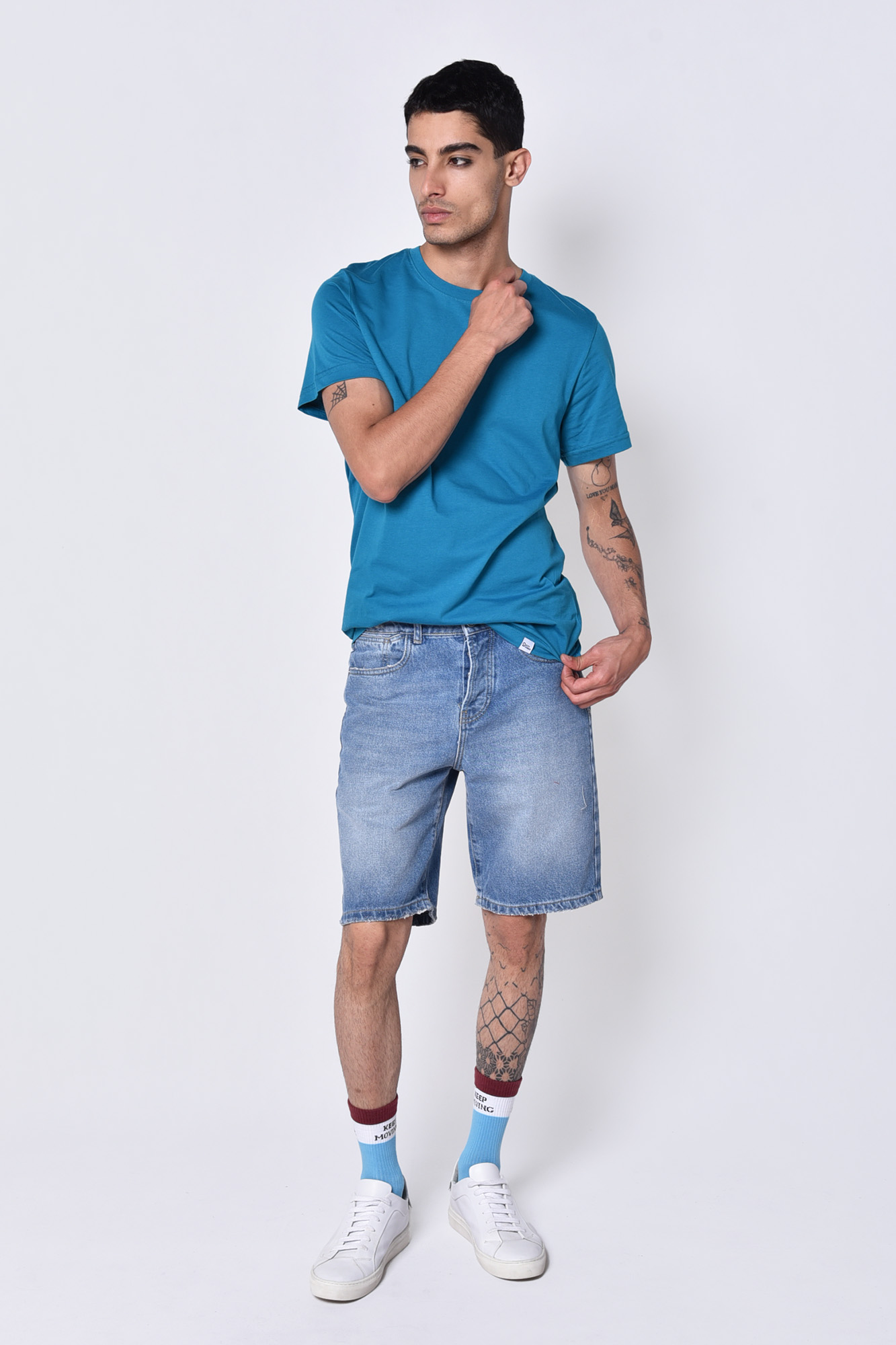 تیشرت آستین کوتاه یقه گرد بیسیک