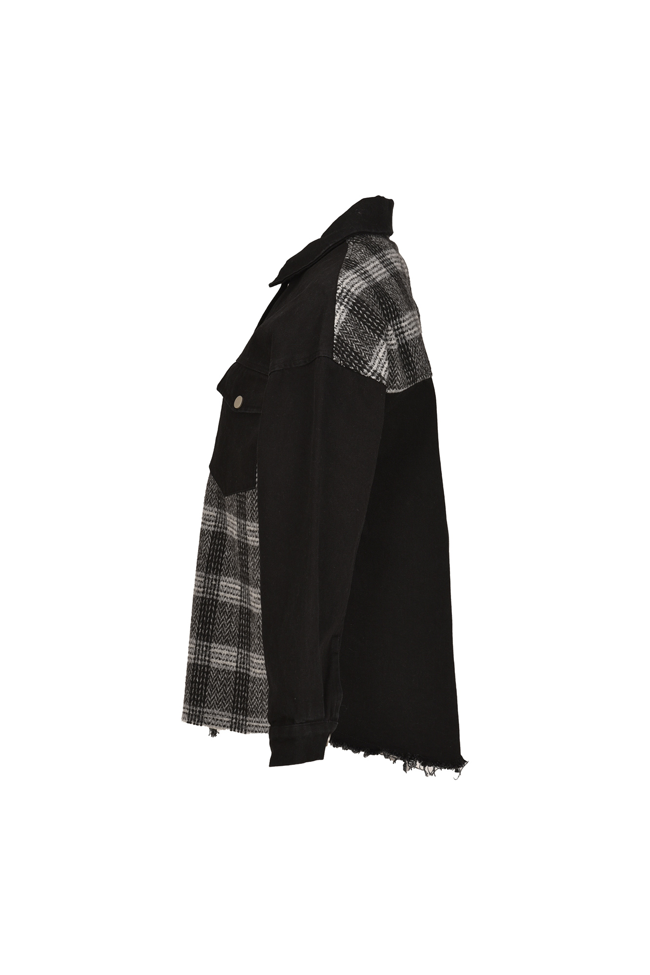 شومیز ترکیبی جین و پشمی