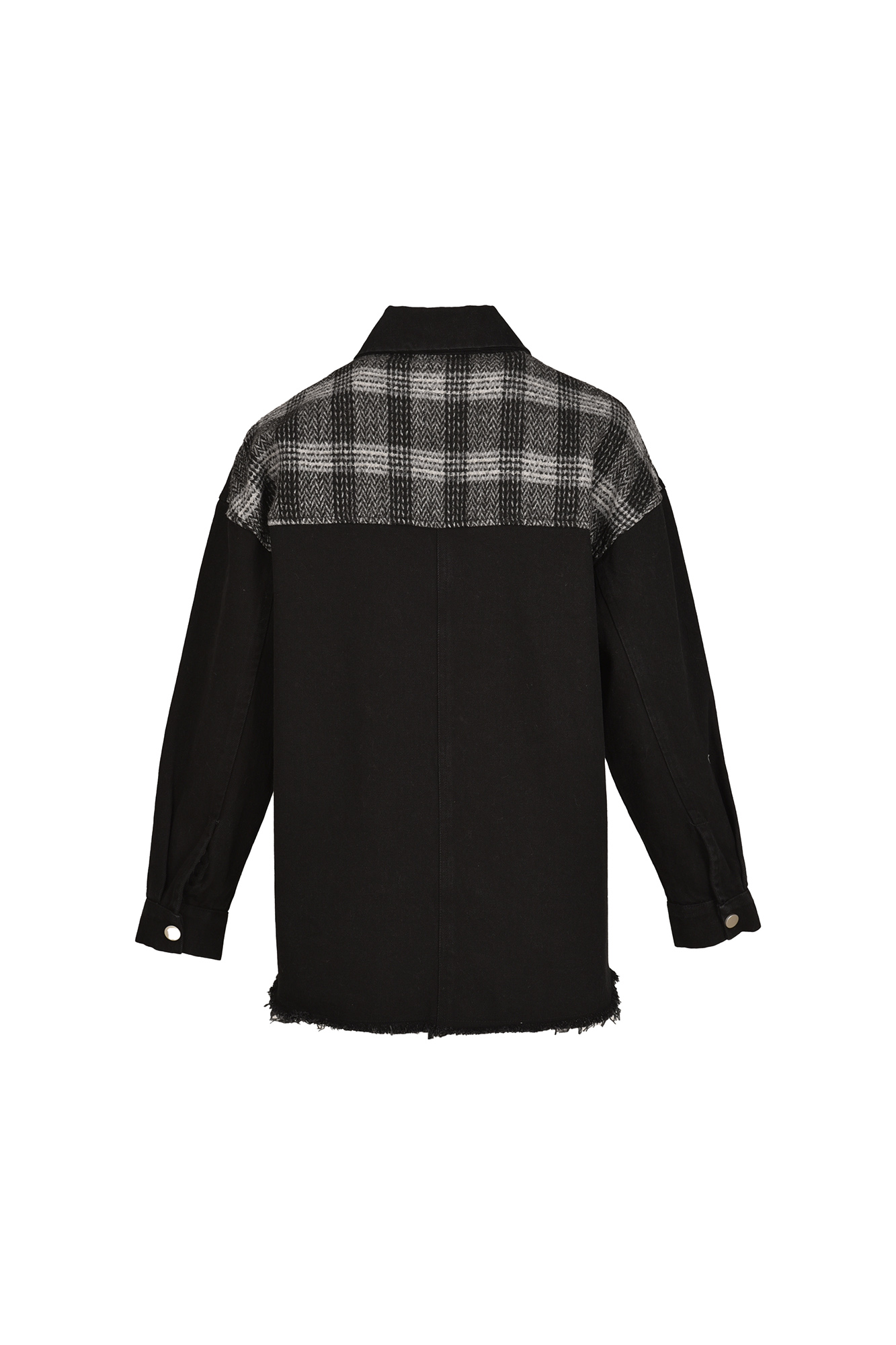 شومیز ترکیبی جین و پشمی