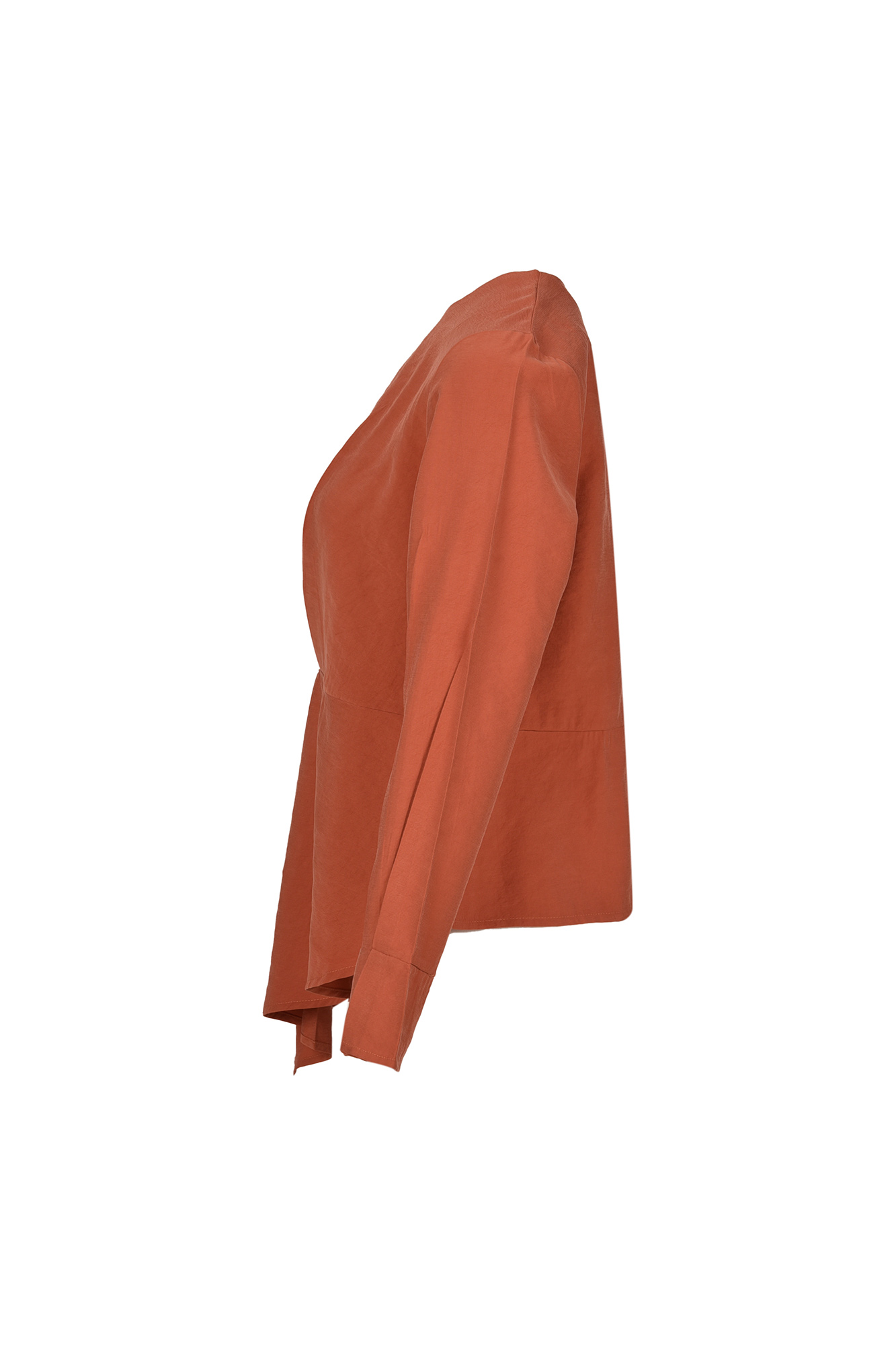 بلوز آستین بلند پیلی دار