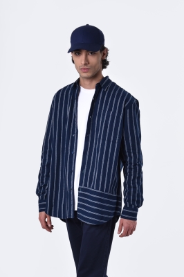 پیراهن آستین بلند راه راه