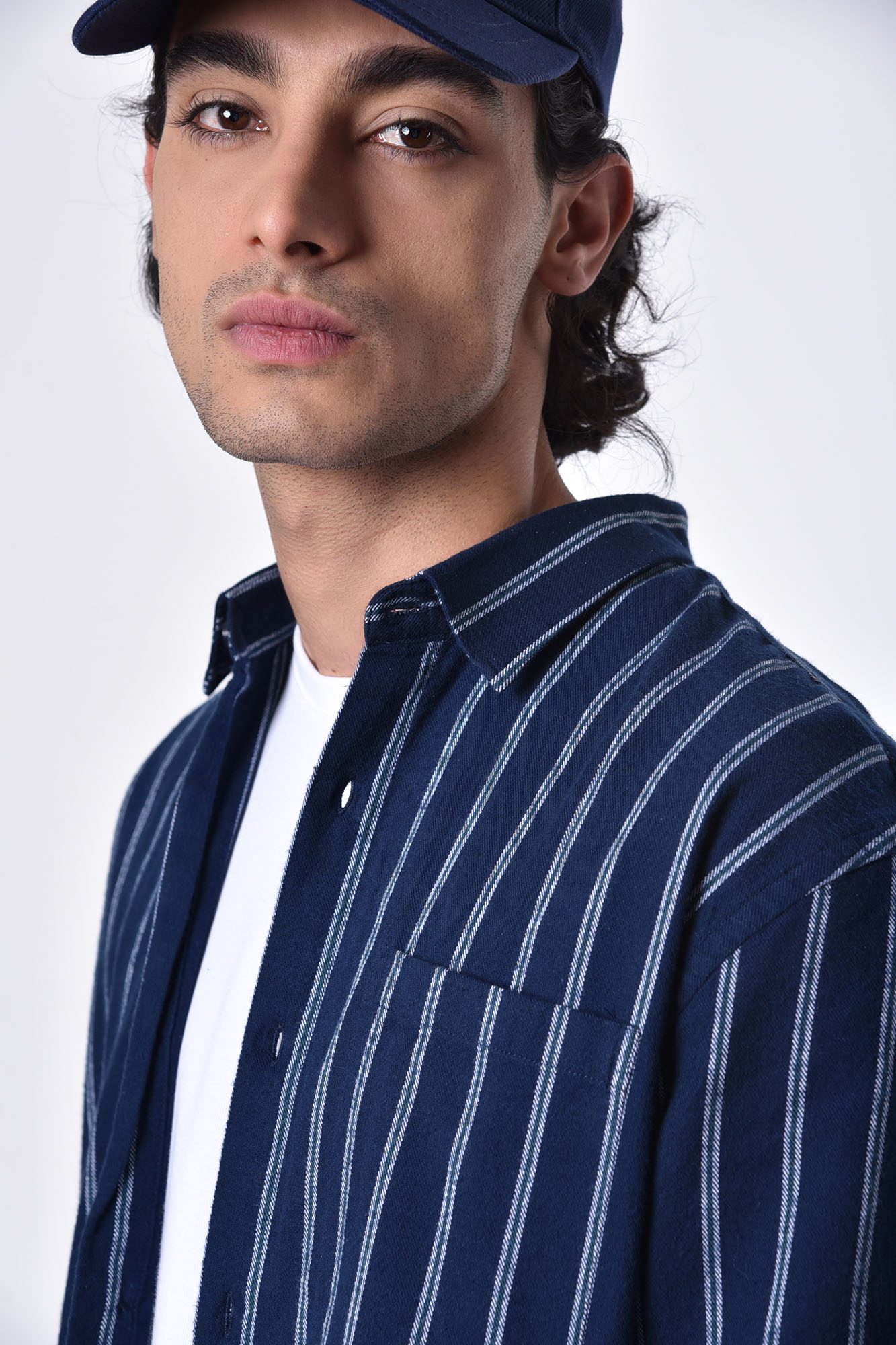 پیراهن آستین بلند راه راه