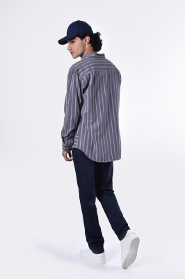 پیراهن آستین بلند راه راه