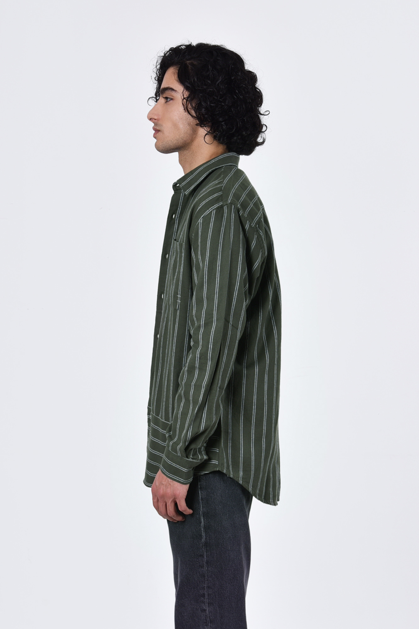 پیراهن آستین بلند راه راه