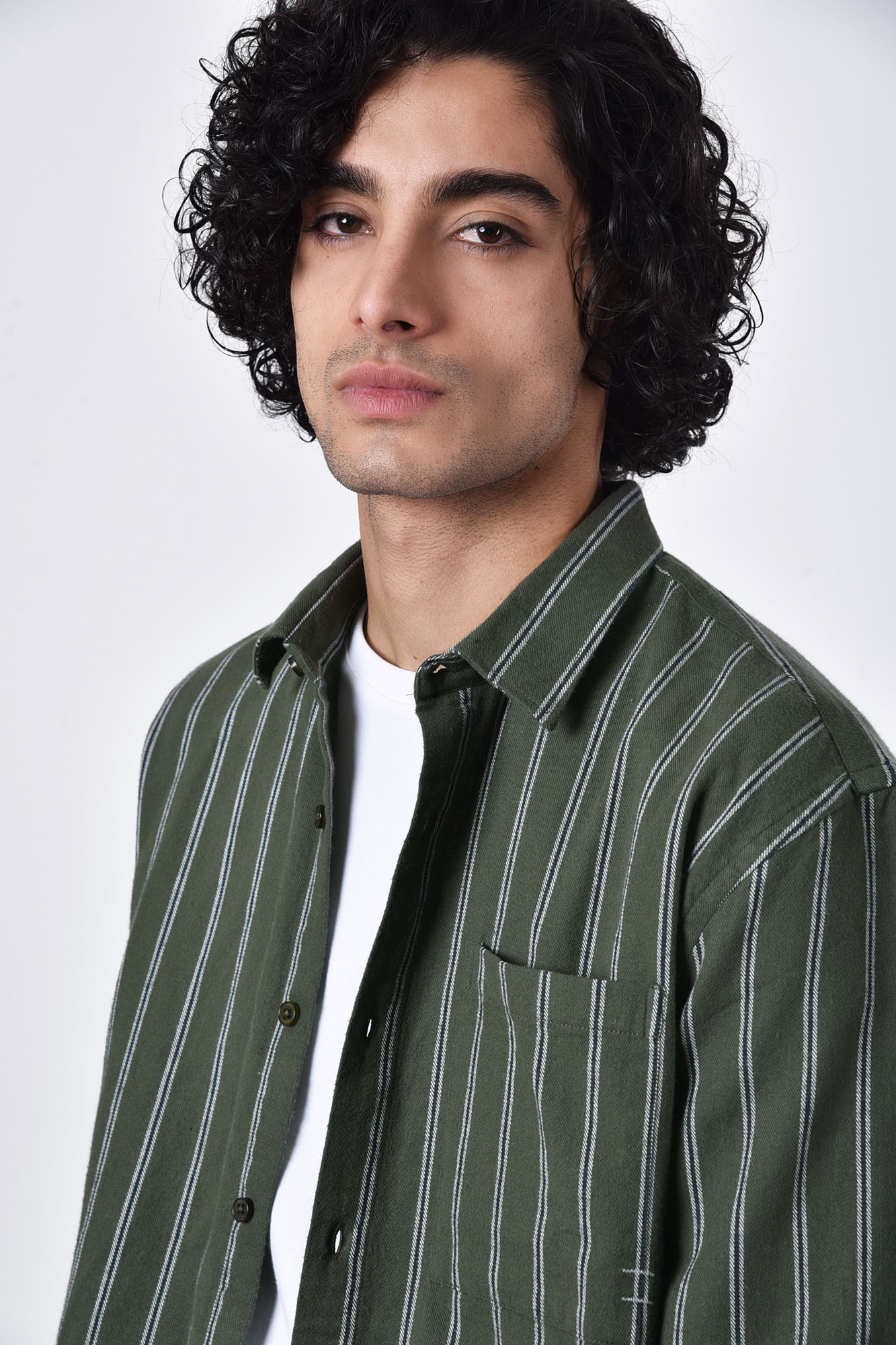 پیراهن آستین بلند راه راه