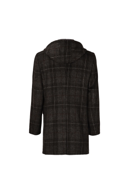 پالتو پشمی کلاه دار