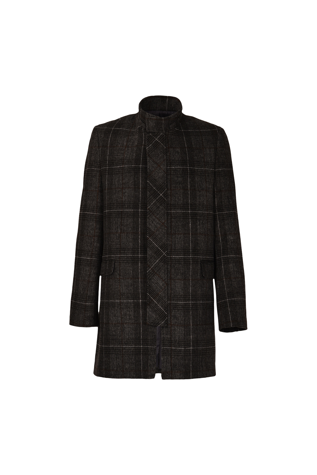 پالتو پشمی کلاه دار