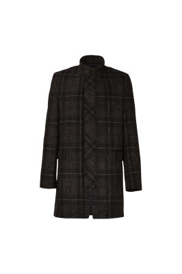 پالتو پشمی کلاه دار