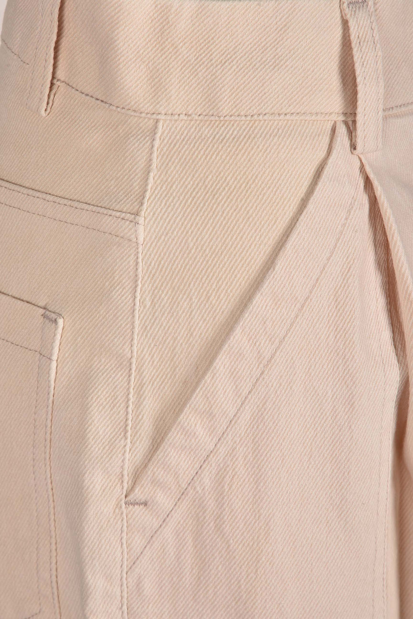 شلوار کتان پیلی دار