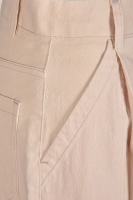 شلوار کتان پیلی دار