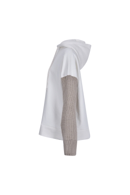 هودی آستین بافت