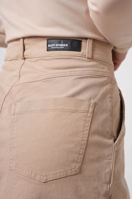 دامن کتان بلند ساده زنانه