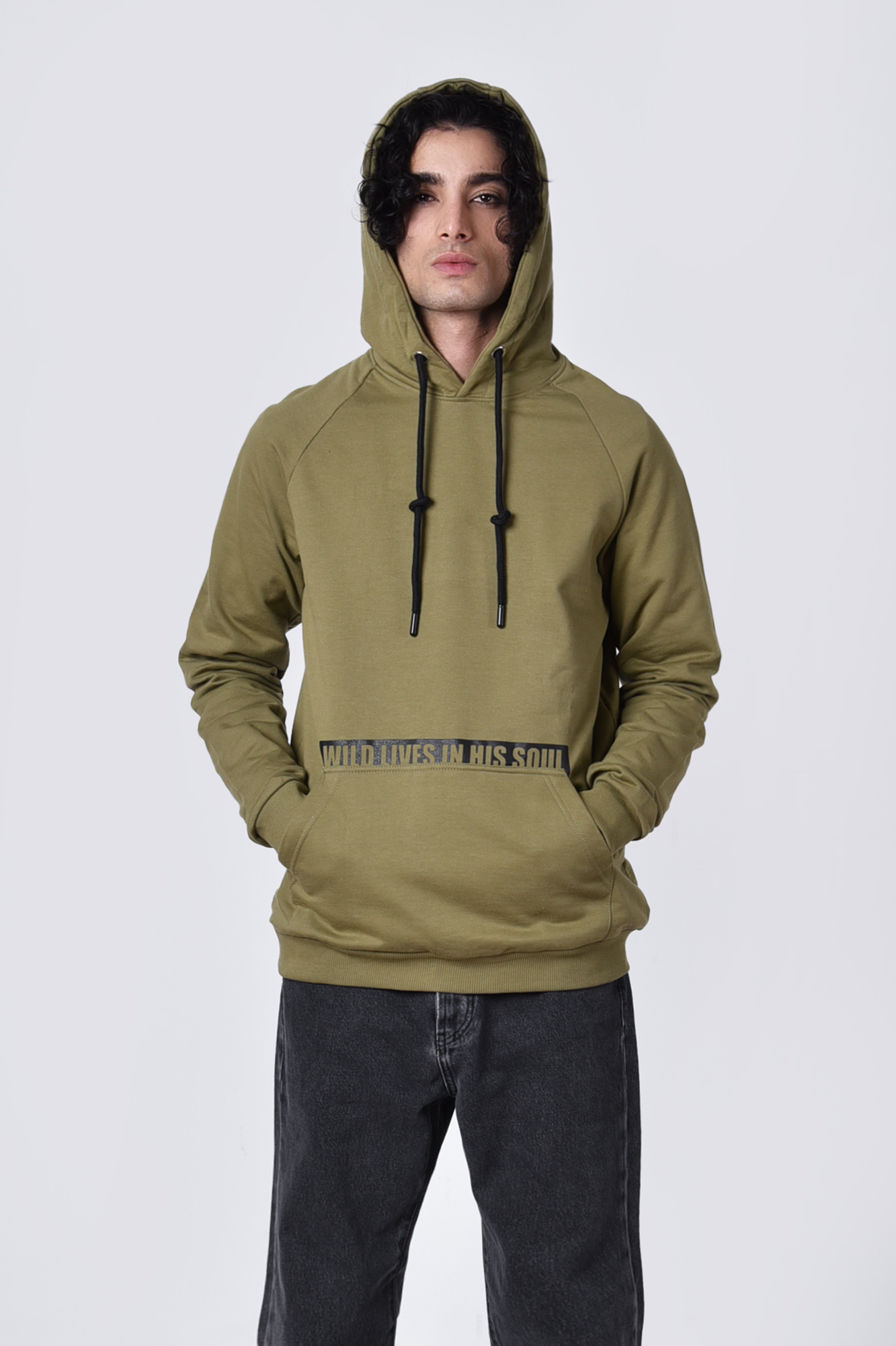 هودی جیب دار چاپی