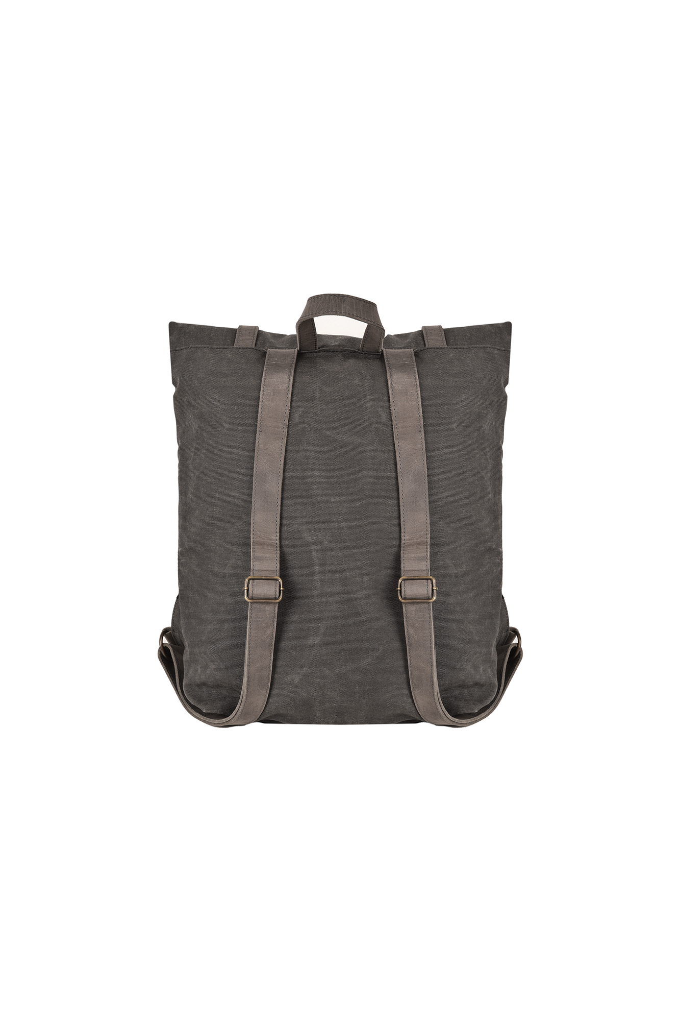 کوله پشتی چرم و برزنت