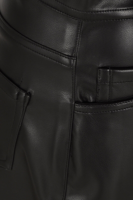 شلوار چرم مام فیت