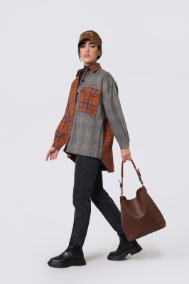 اورشرت چهارخانه پشمی