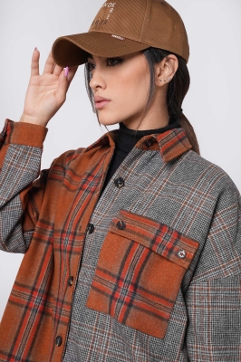 اورشرت چهارخانه پشمی