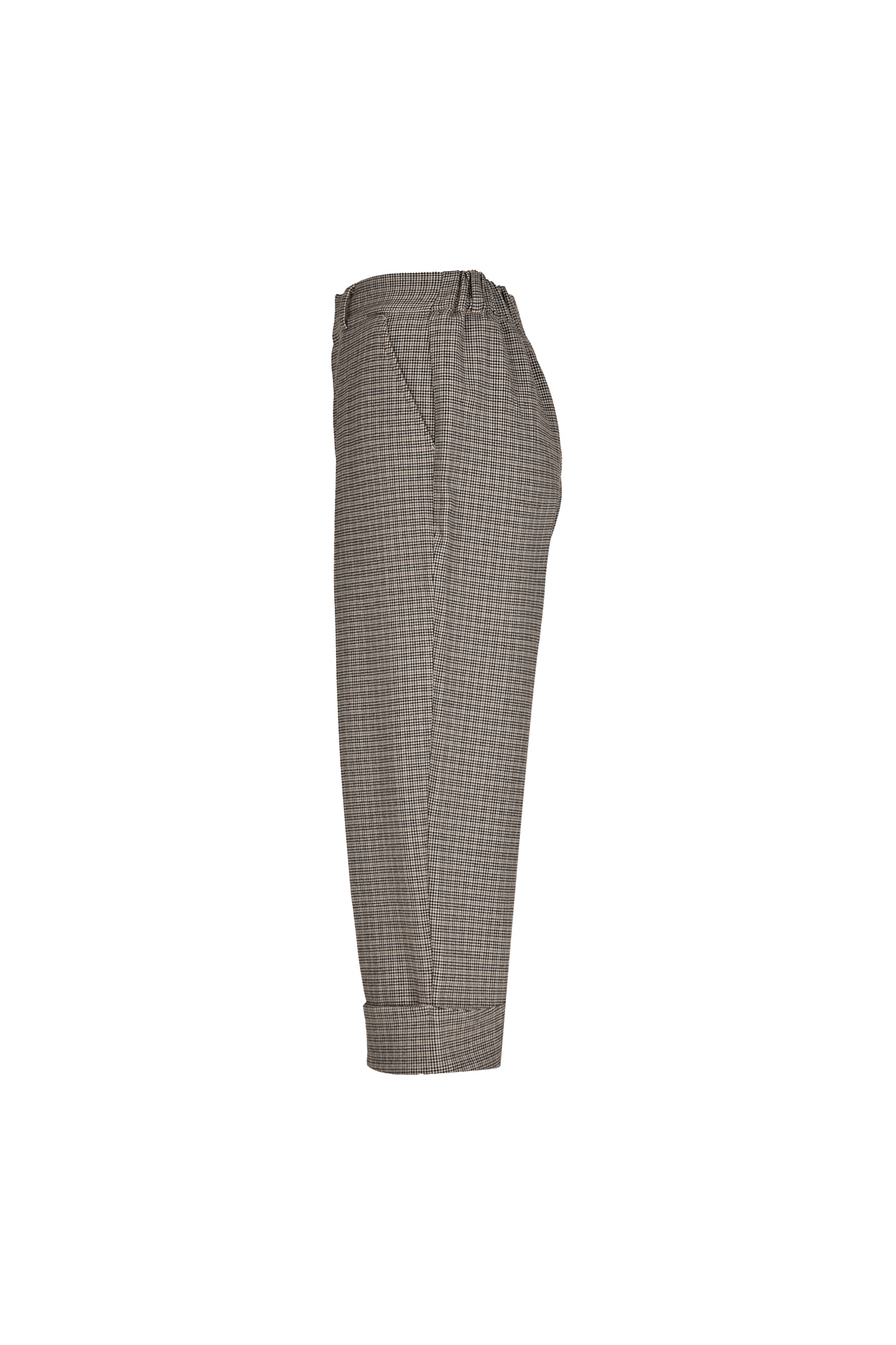 شلوار پیلی دار پشمی چهارخانه