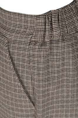 شلوار پیلی دار پشمی چهارخانه