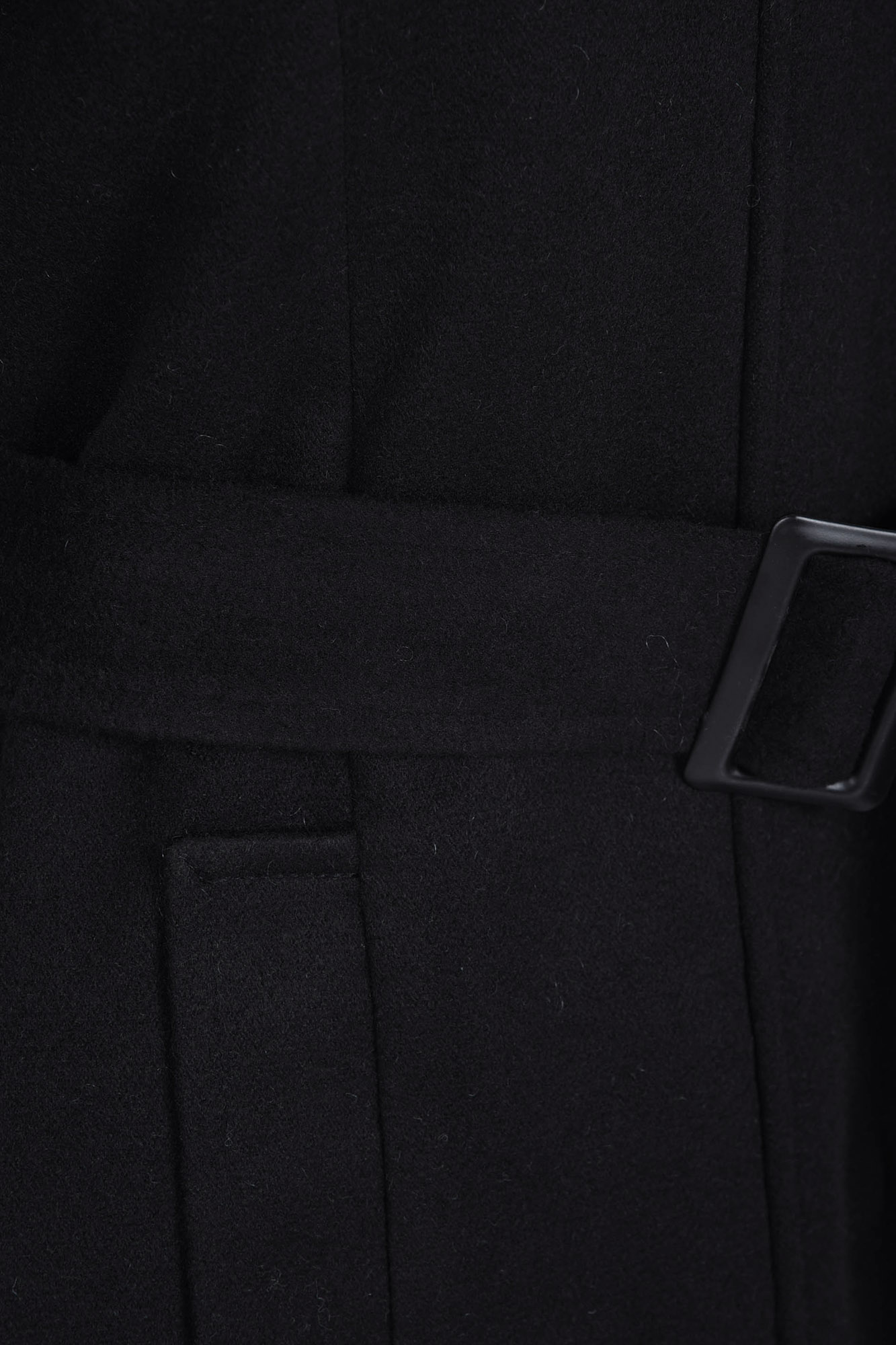 پالتو یقه ایستاده کمربند دار