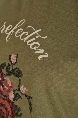 تیشرت آستین بلند دورس گلدوزی دار