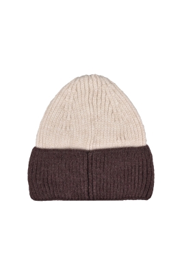 کلاه بافت دو رنگ