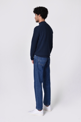 بافت آستین رگلان یقه ایستاده