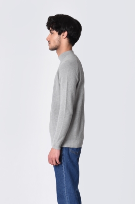 بافت آستین رگلان یقه ایستاده