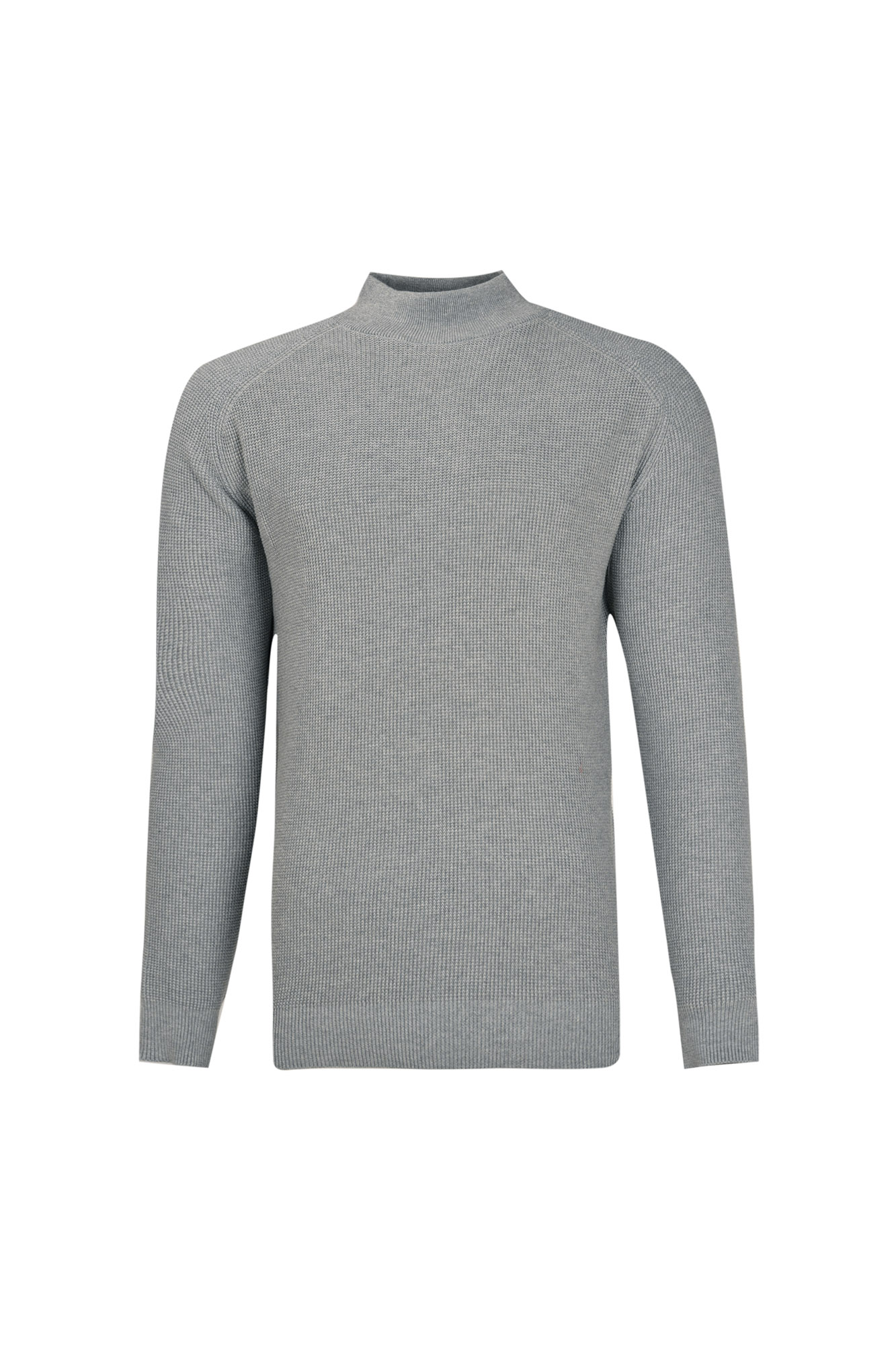 بافت آستین رگلان یقه ایستاده