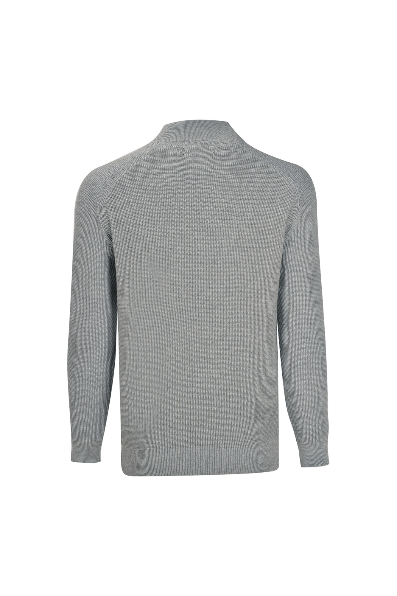 بافت آستین رگلان یقه ایستاده