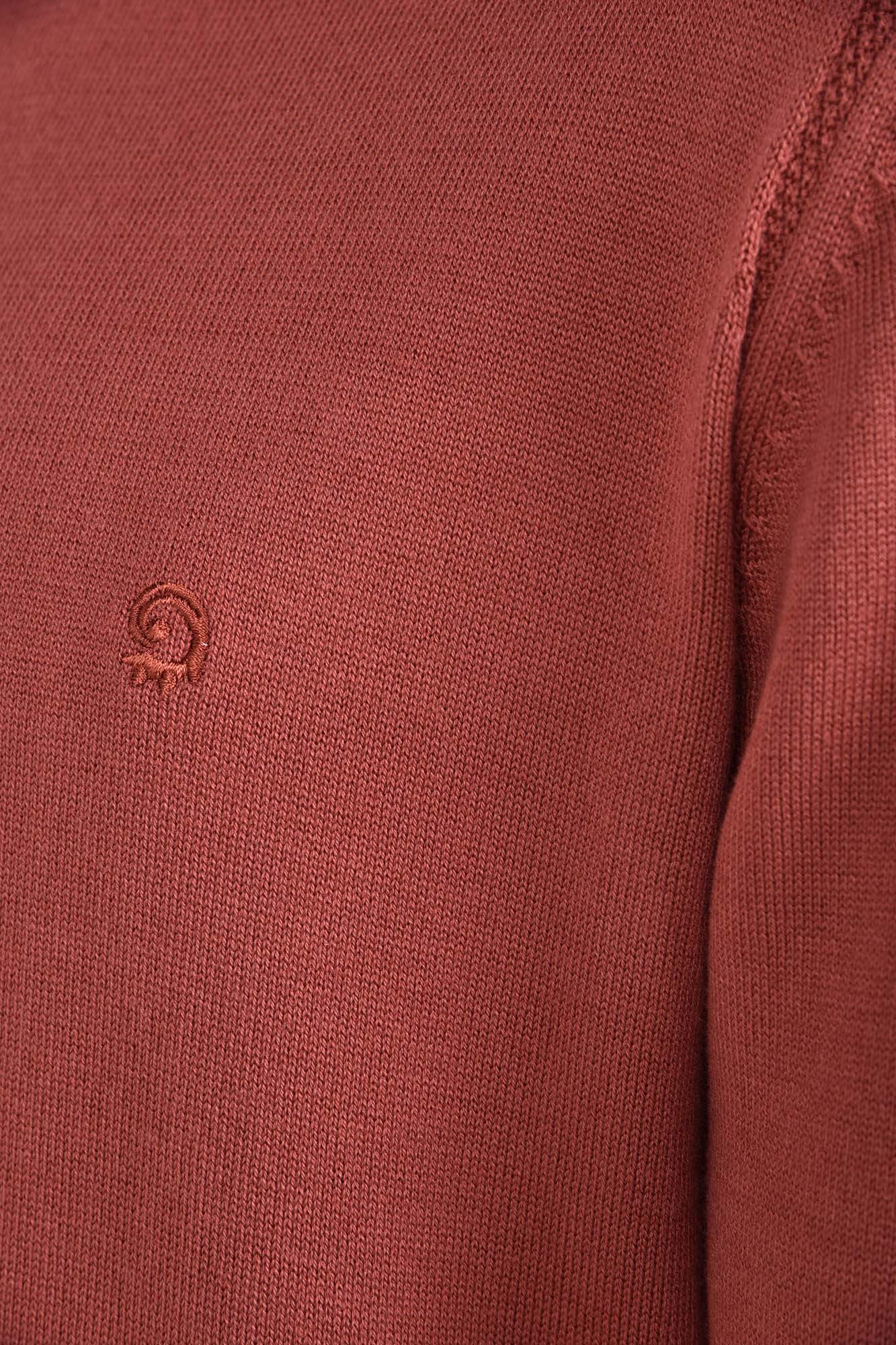 بافت یقه گرد ساده