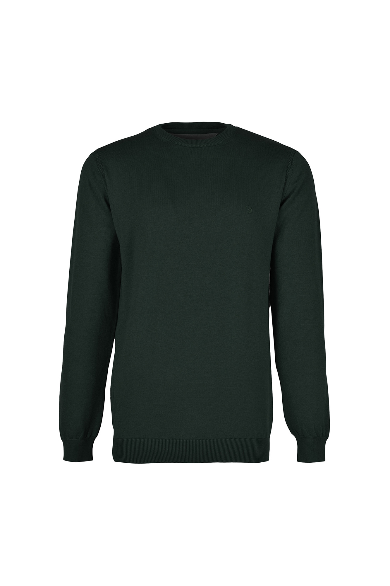 بافت یقه گرد ساده