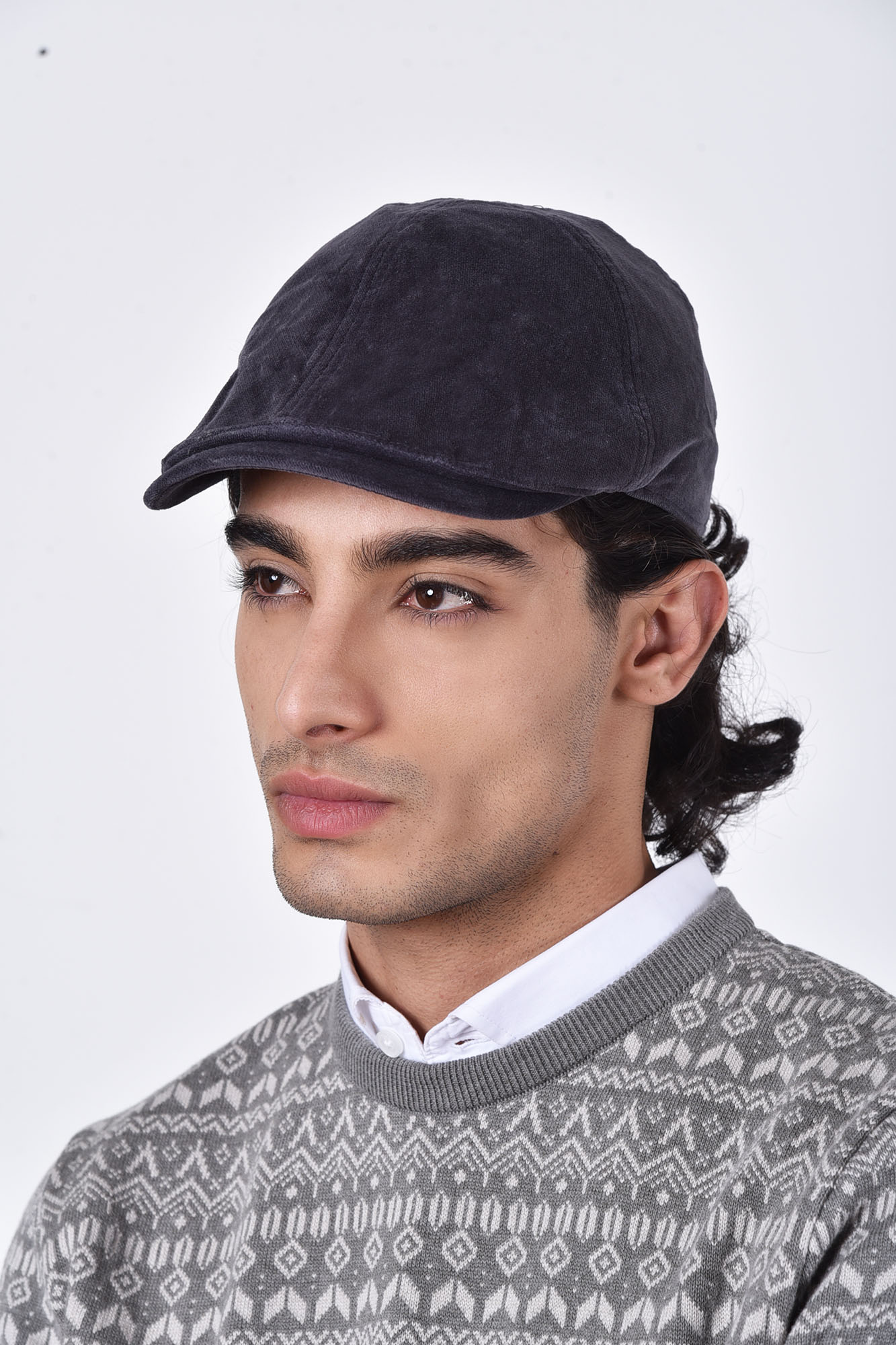 بافت ژاکارد یقه گرد