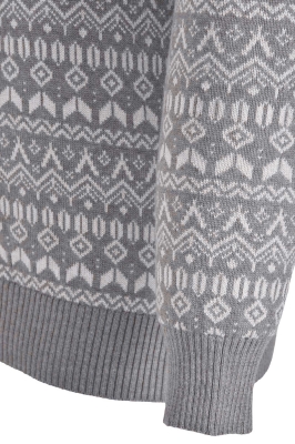 بافت ژاکارد یقه گرد