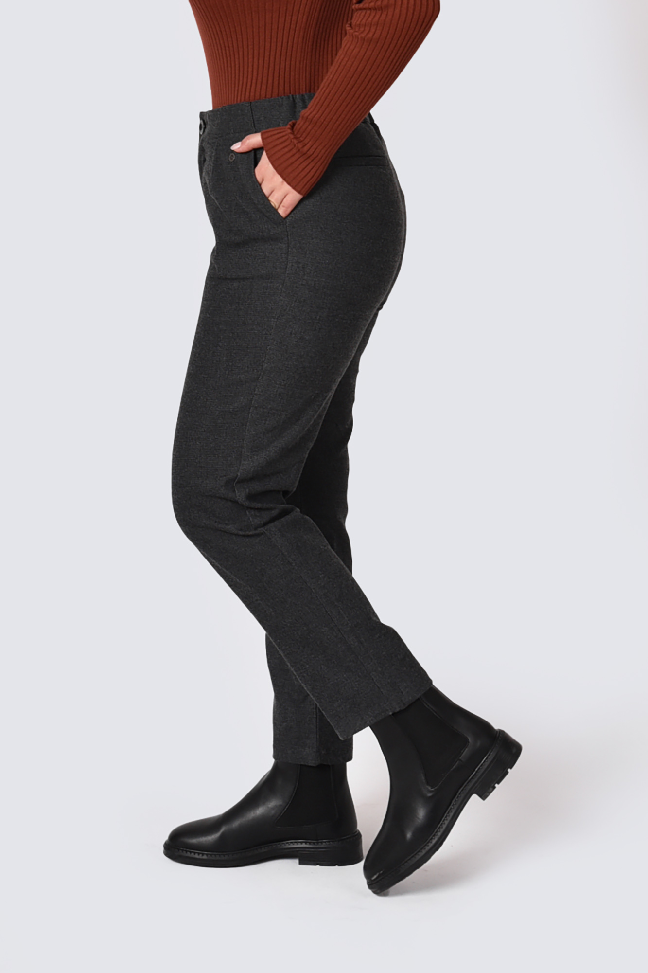 شلوار پشمی پیلی دار