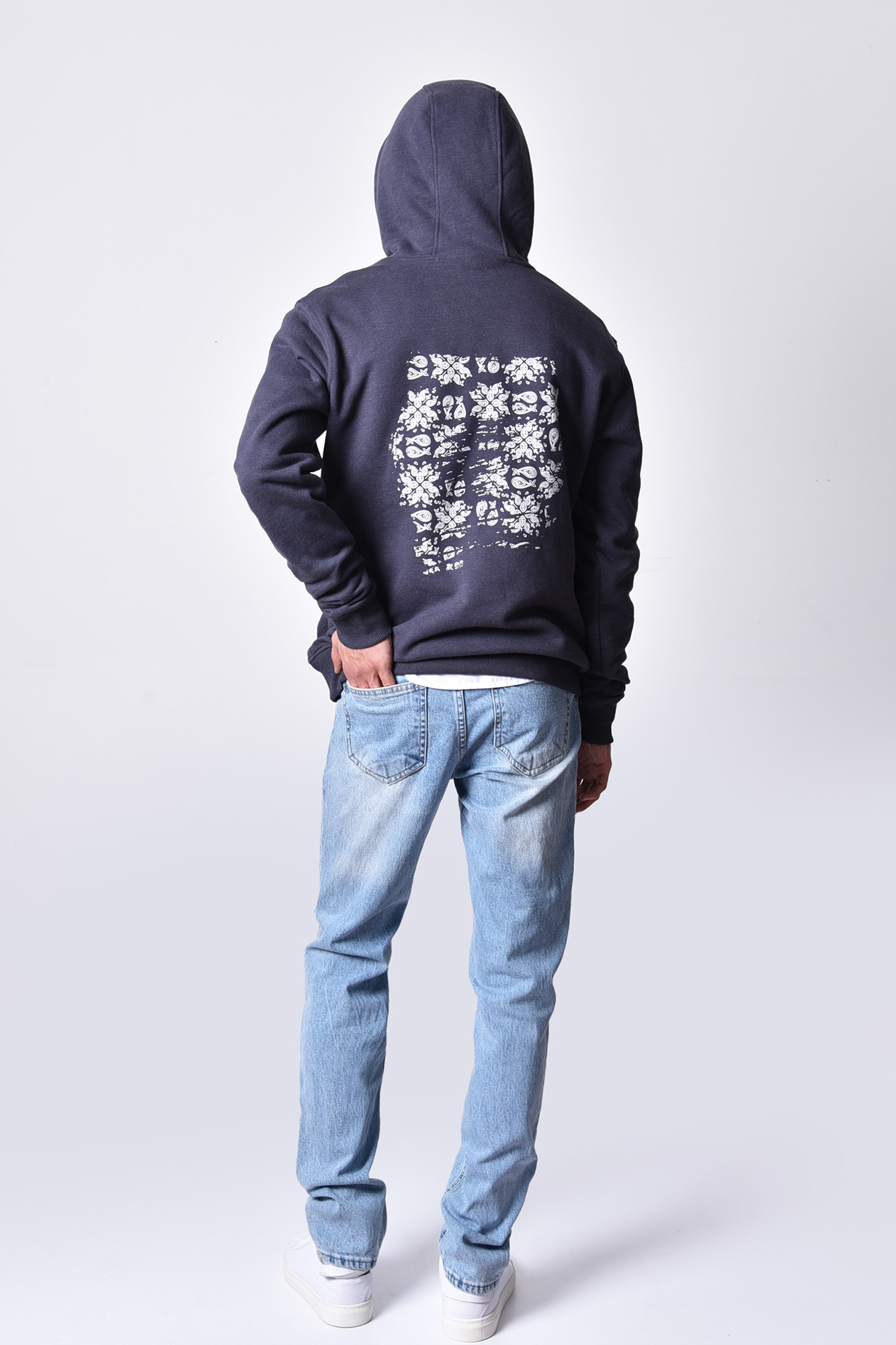 هودی لوز فیت چاپی