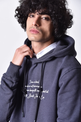 هودی لوز فیت چاپی