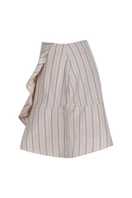 دامن کوتاه حلزونی راه راه